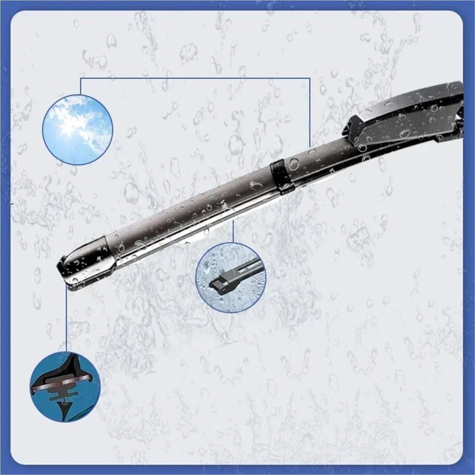 Limpiaparabrisas De Coche Compatible Con Para A4 Para S4 Para B6 Para 8EC 2004 2005-2008 Limpiaparabrisas Delanteros Parabrisas 22 "+ 22"