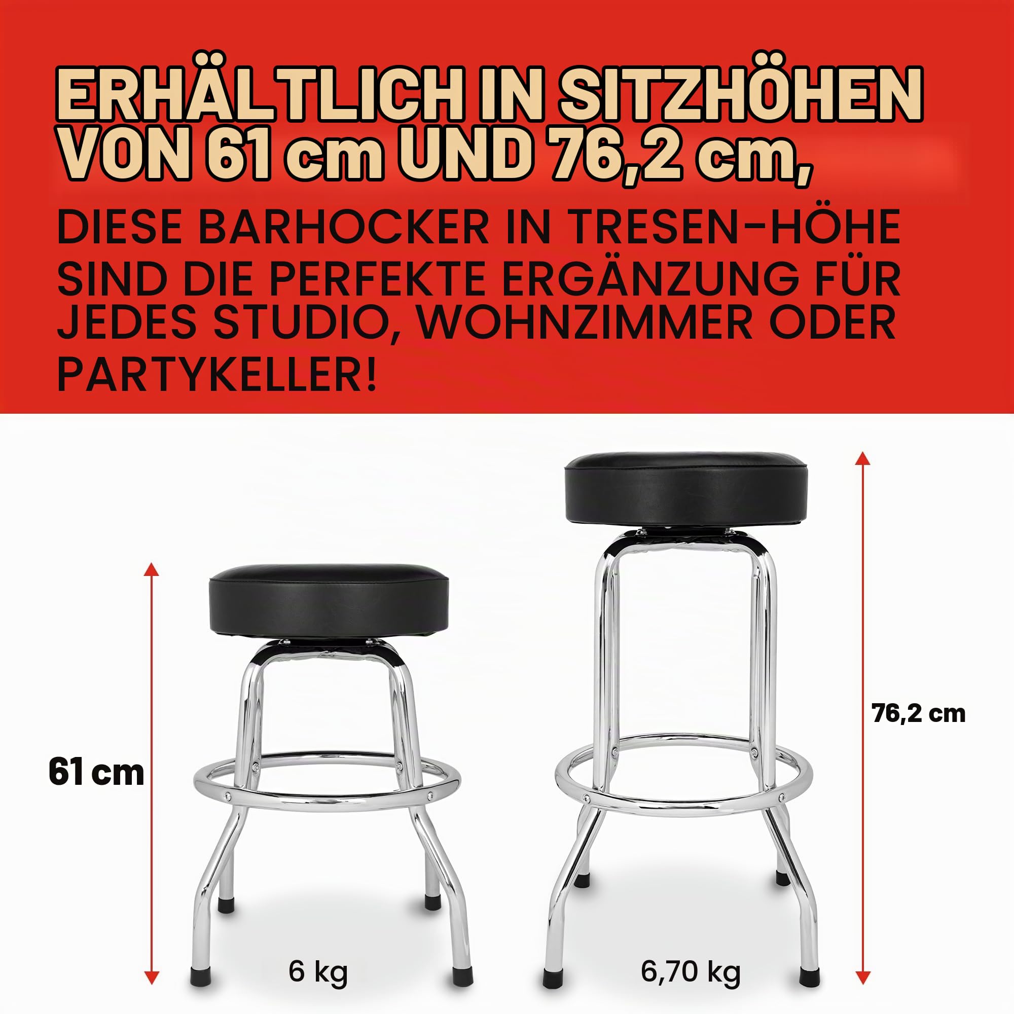 Fender Custom Shop Chevron Logo Barhocker, 76 cm, Schaumstoff-gepolstert, Schwarz und Chrom, Geschenk für Gitarrenfans