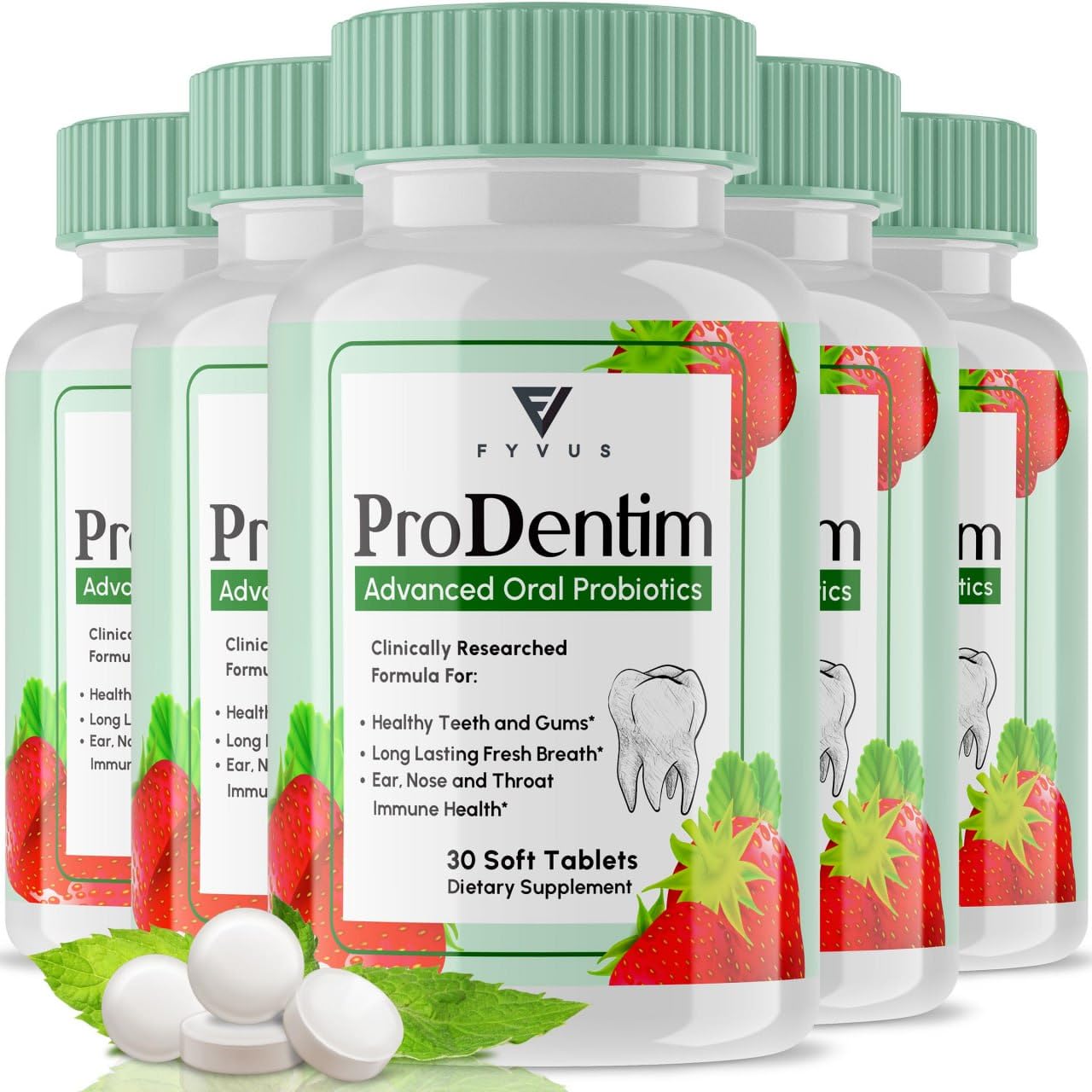 Buy (5 Pack) Prodentim Chewable s for Gums and Teeth Advanced Oral