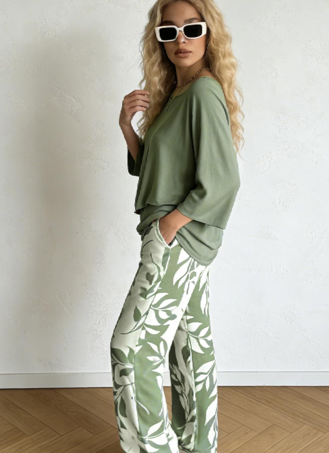 Two Piece Sets for Women 2026 Spring Travel Vacation Airport Outfits Summer Lounge Matching Sets Casual Cruise Clothes - Image 2