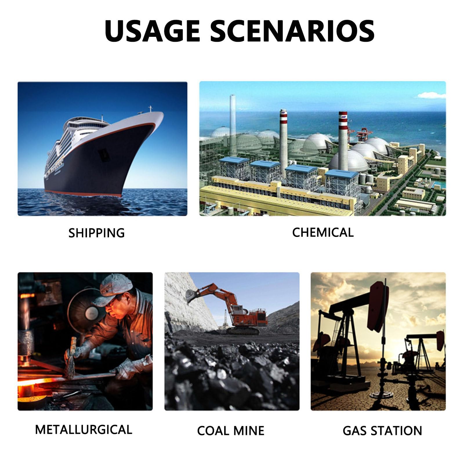 Detector Gas,Recargable 4 Monitor de Gas H2S CO O2 EX | Oxígeno Sulfuro De Hidrógeno Monóxido De Carbono Gas Combustible Detector De Fugas
