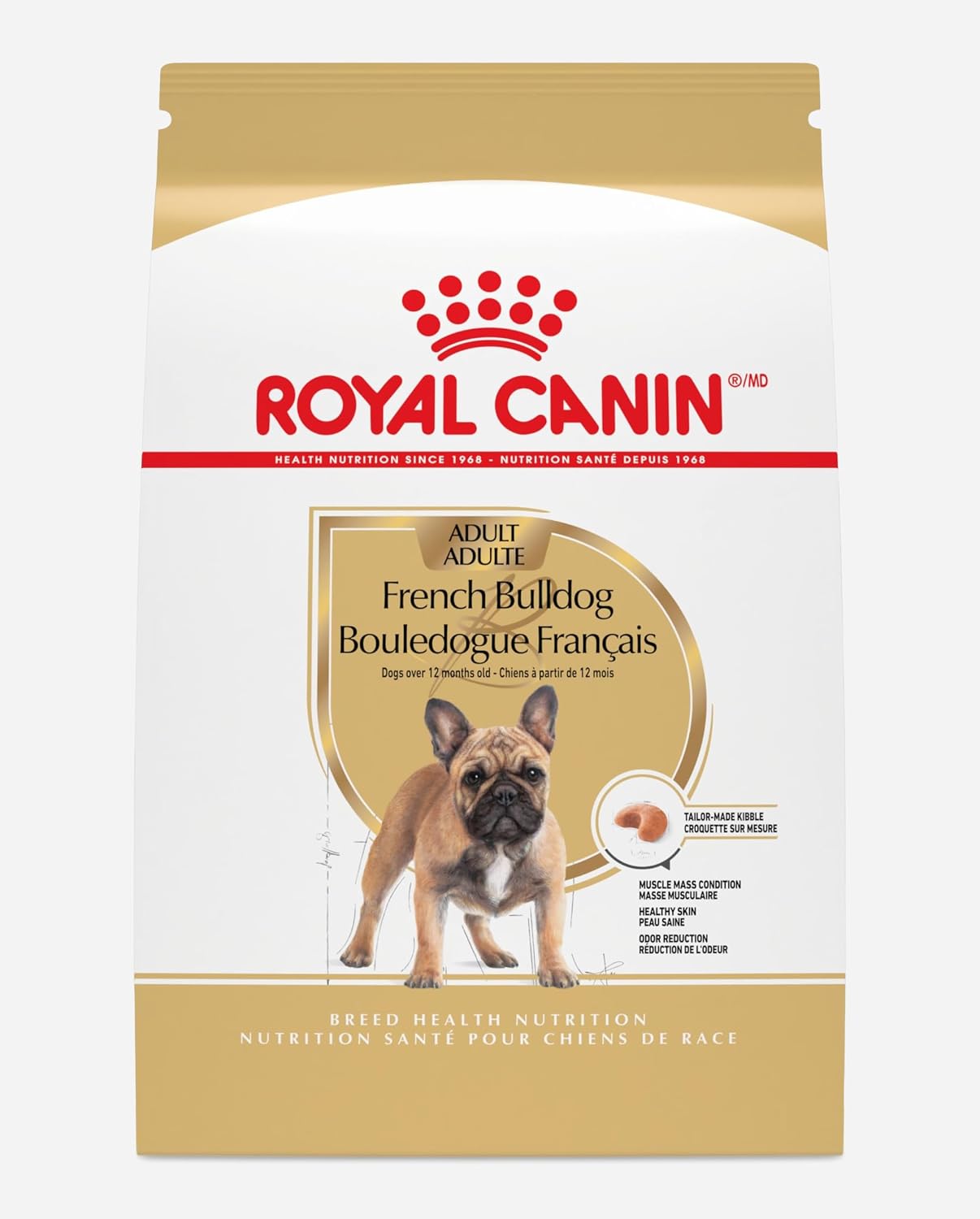 Royal Canin French Bulldog Adult dog food bag