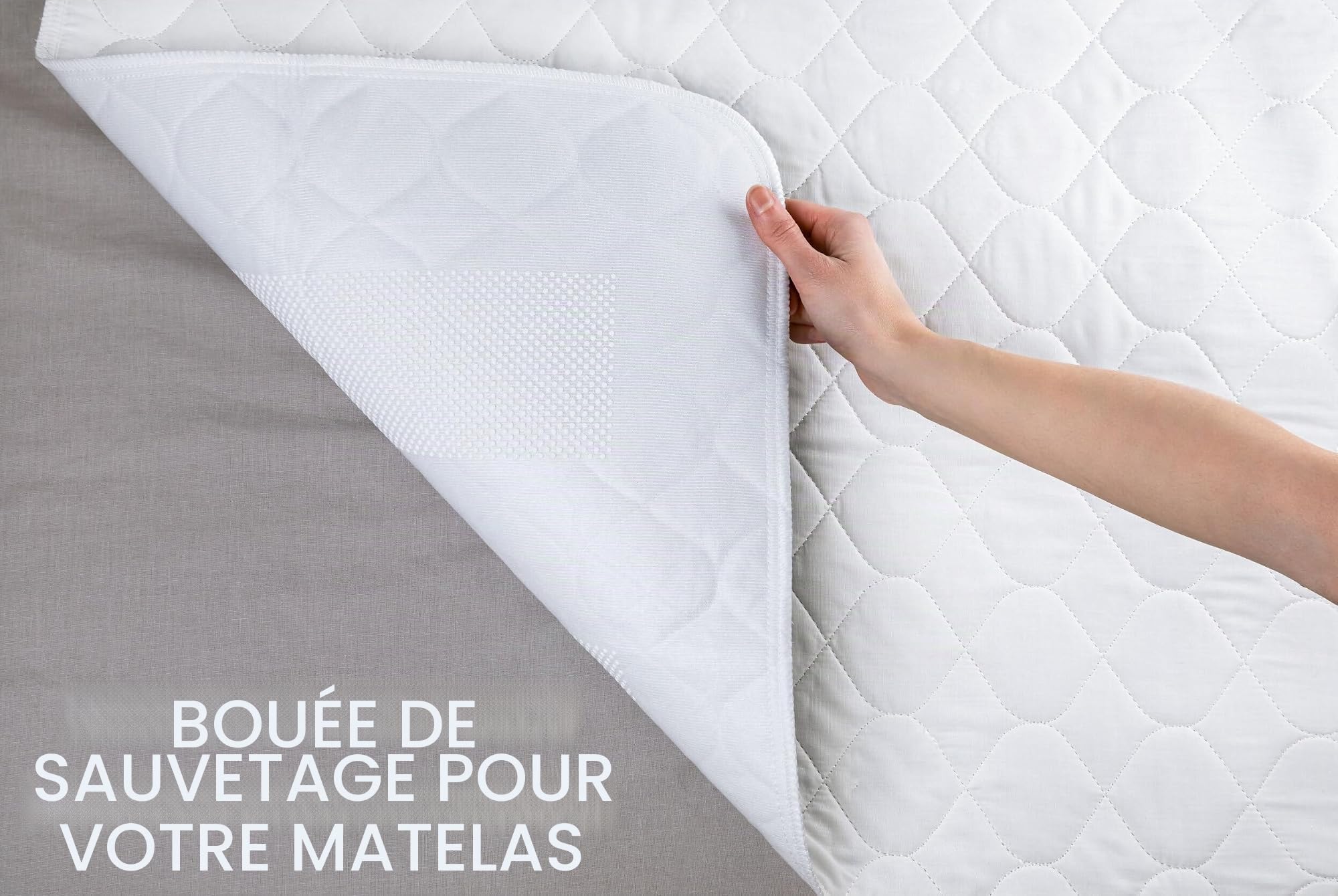 Lynmark® Kids Lot de 2 Alèses de Lit d'apprentissage de la propreté pour Protection imperméable | Protège-lit idéal pour l'apprentissage de la propreté et l'humidification du lit