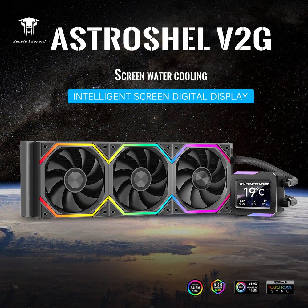 Amazon.com: Jungle Leopard Astroshel V2G 360 Argb Water Cooling