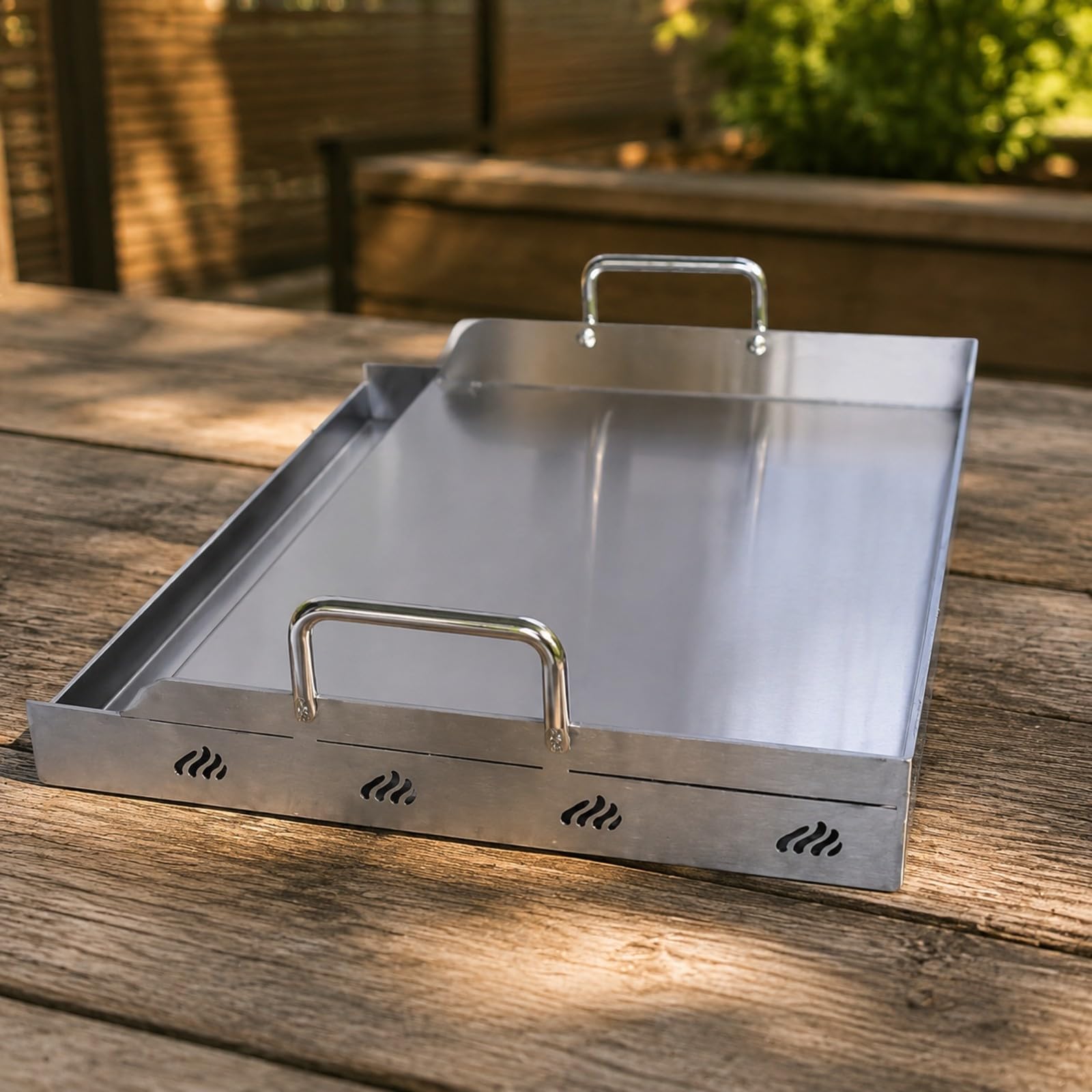 predolo Bandeja Barbacoa Rectangular Plancha Parrilla para Restaurantes