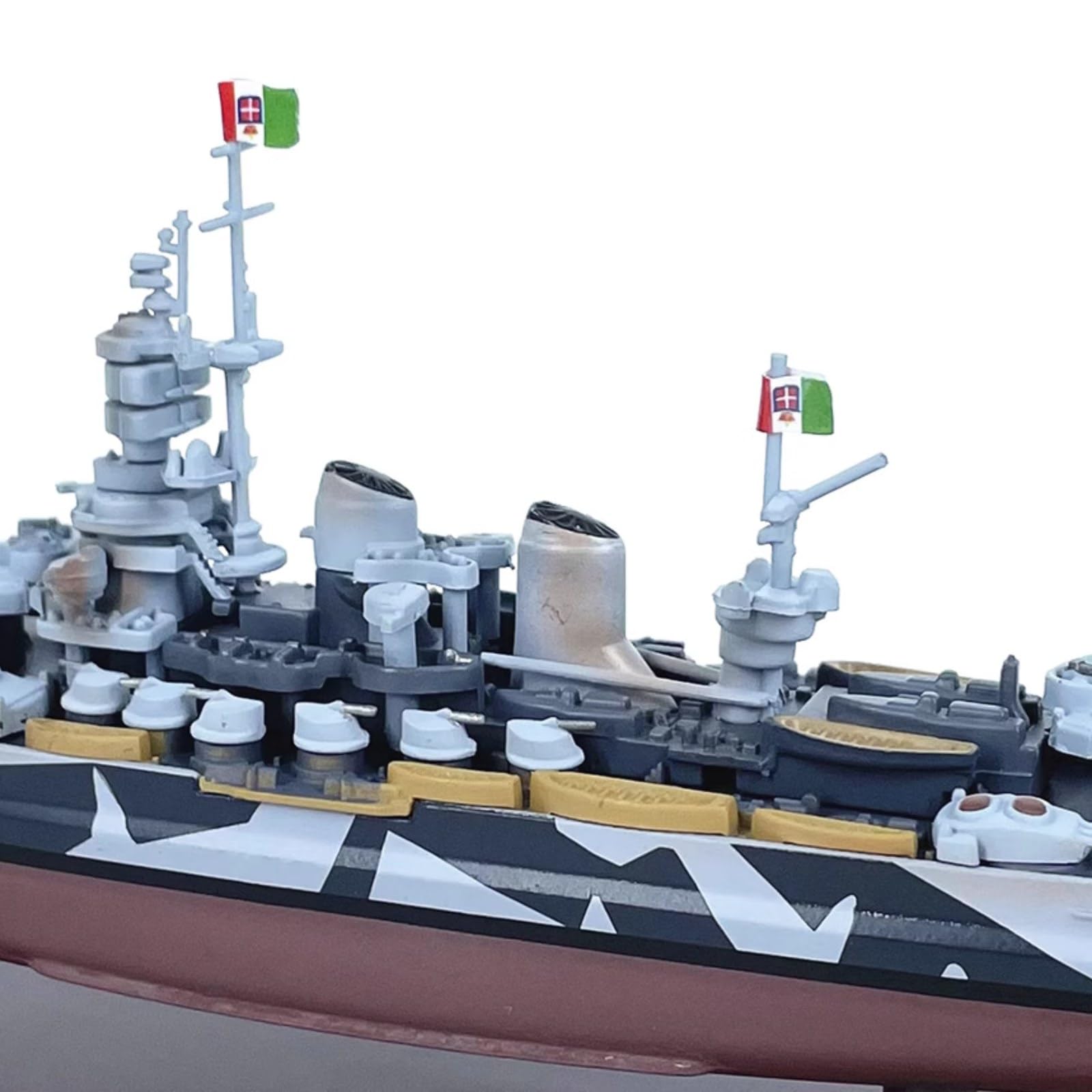 TECKEEN 1: 1000 Scala Italiana Corazzata Roma Battleship Lega Modello Nave da guerra Modello Militare Diecast Nave Modello per Collezione