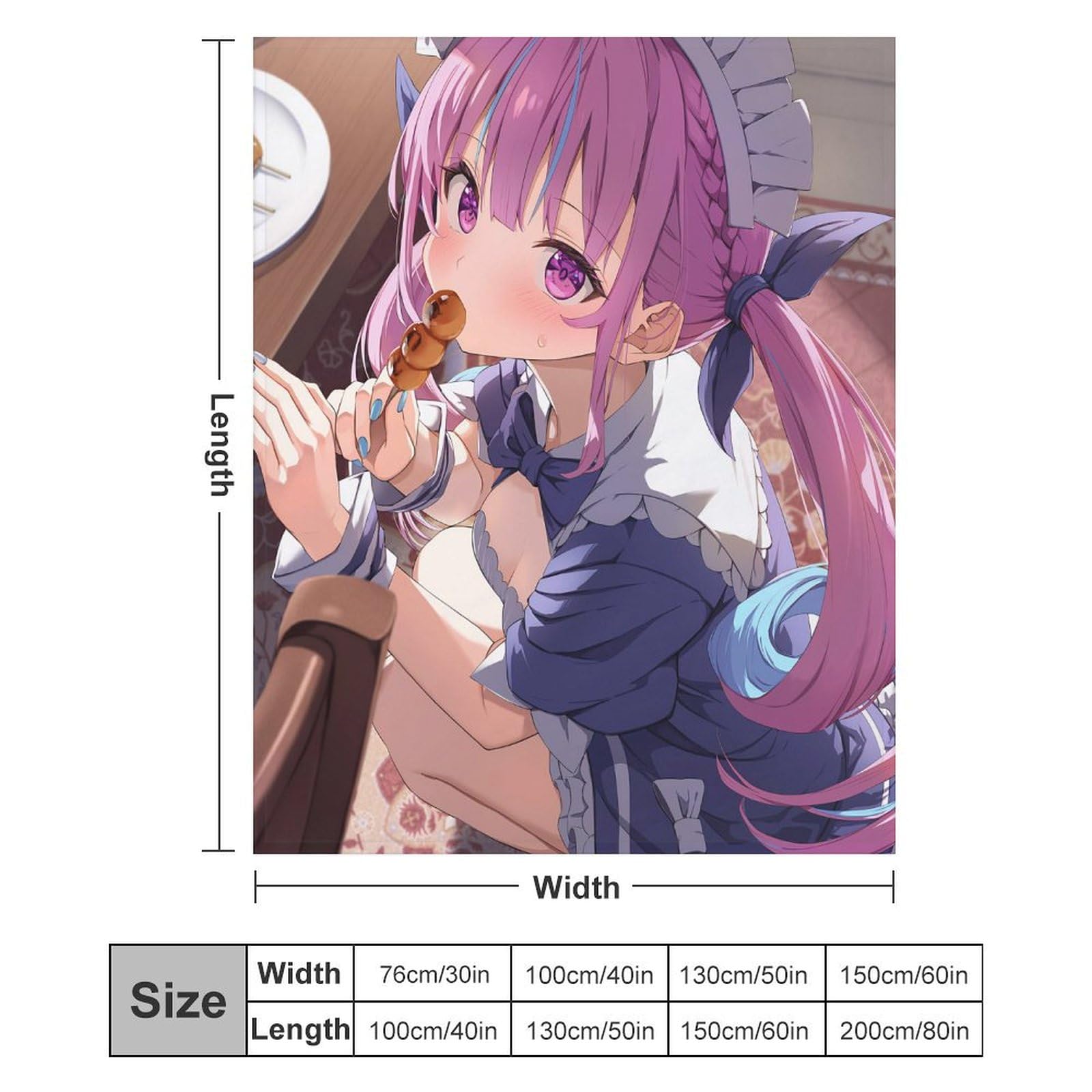 Amazon｜ブランケット 毛布 ホロライブ Hololive アニメ 大判 て快適