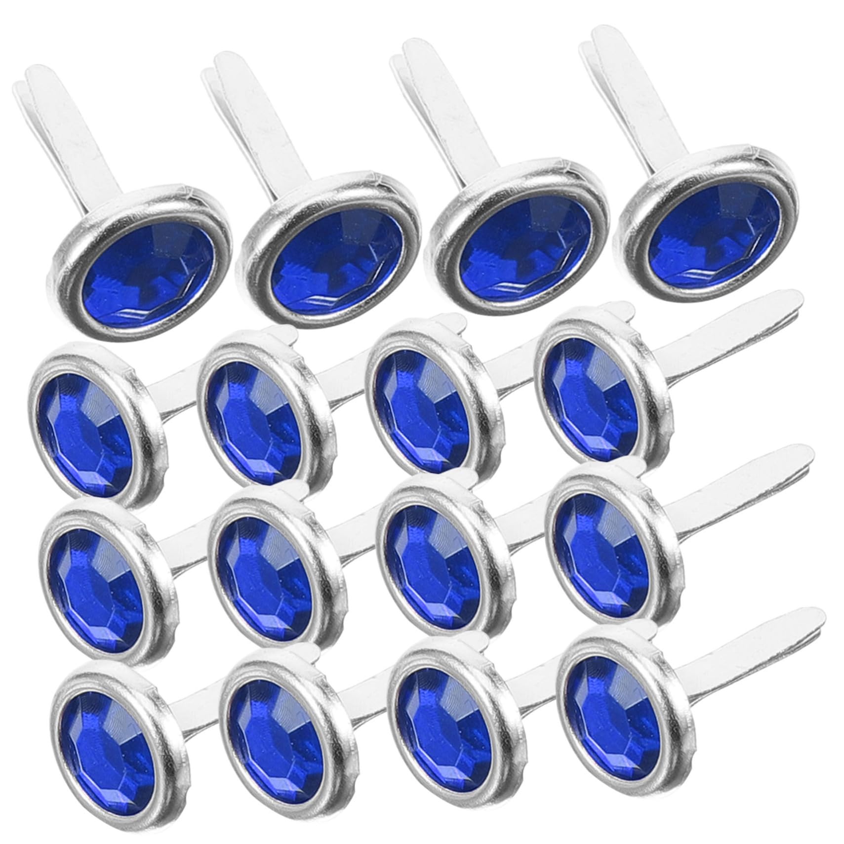 DOITOOL Large Round Brad Fasteners 100pcs Metal Paper Craft Brads Sturdy Iron for Scrapbooking Decorative Nails