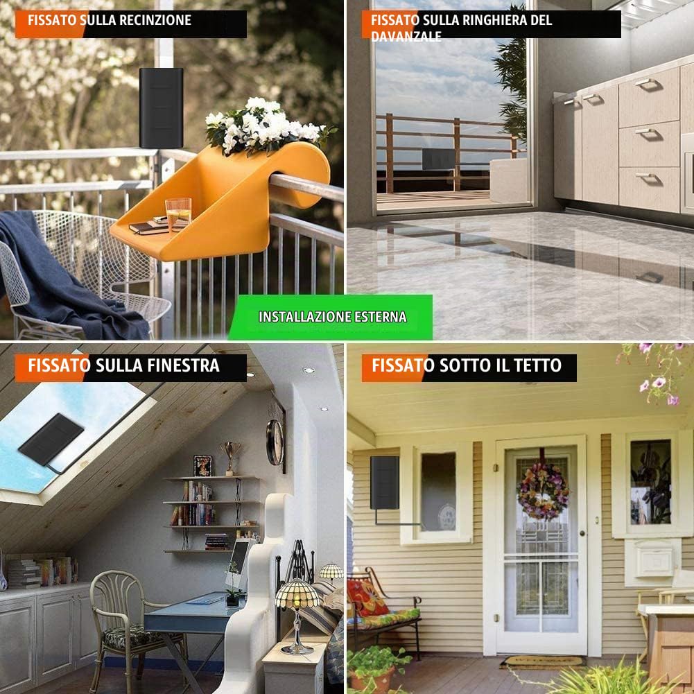 2026 Antenne TV Puissante pour Intérieur et Extérieur,Plage de Réception de 600 KM,Antennes HDTV Numérique,Compatible avec 4K 1080p Tous Les TV Intelligents,10M Câble Coaxial,TNT Amplificateur Signal