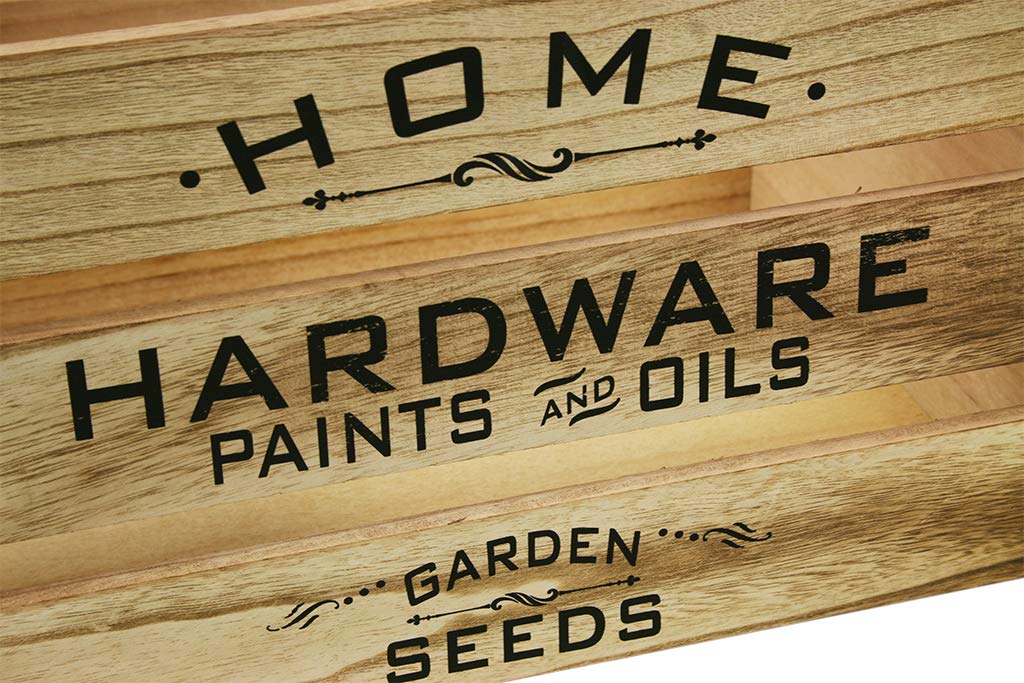 BUAR ARTESANOS Caja Madera Home Hardware 35 * 23 * 21