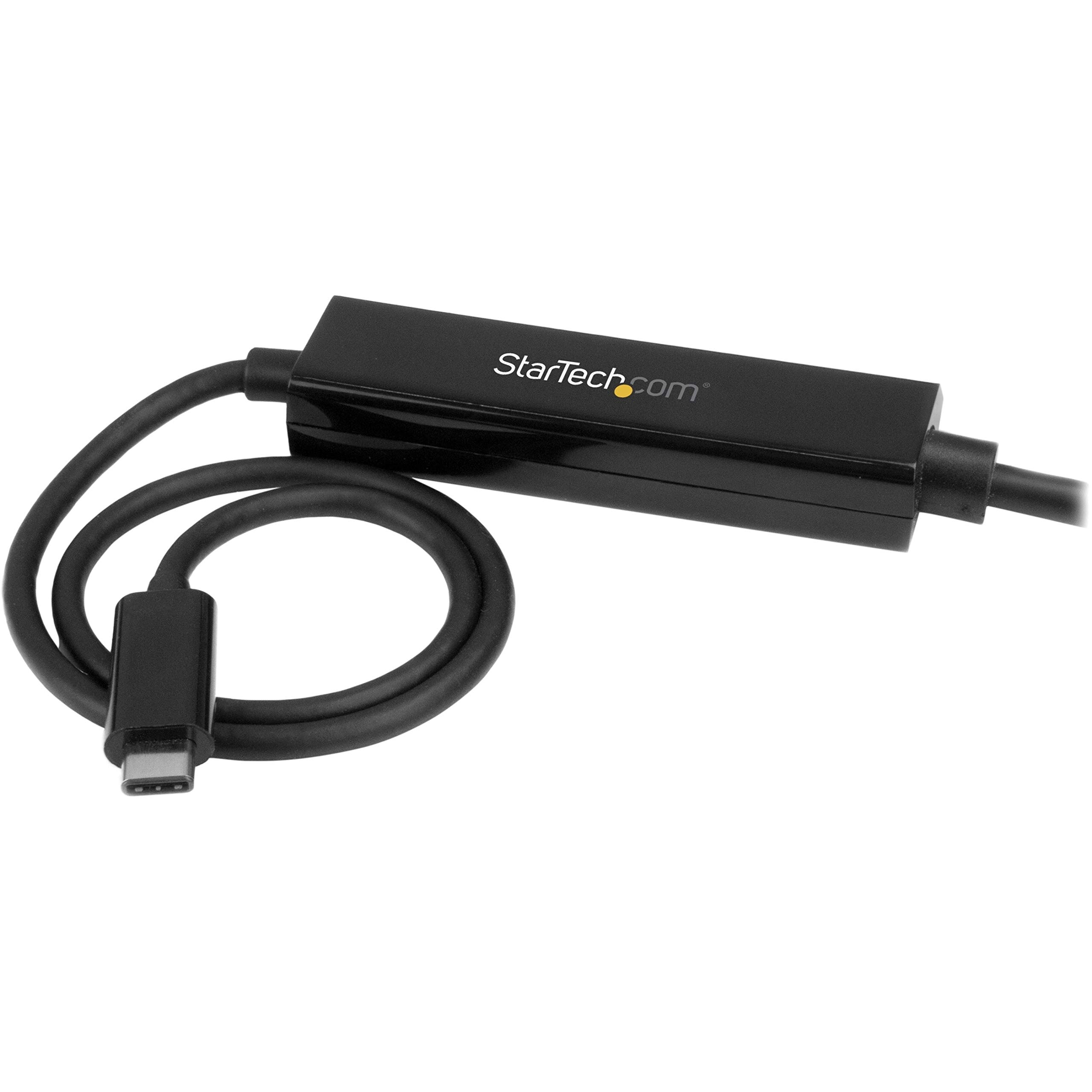 StarTech.com Cable Adaptador USB-C a VGA - 1m - Cable Conversor de USB-C a VGA - USB Type-C - 1920x1200