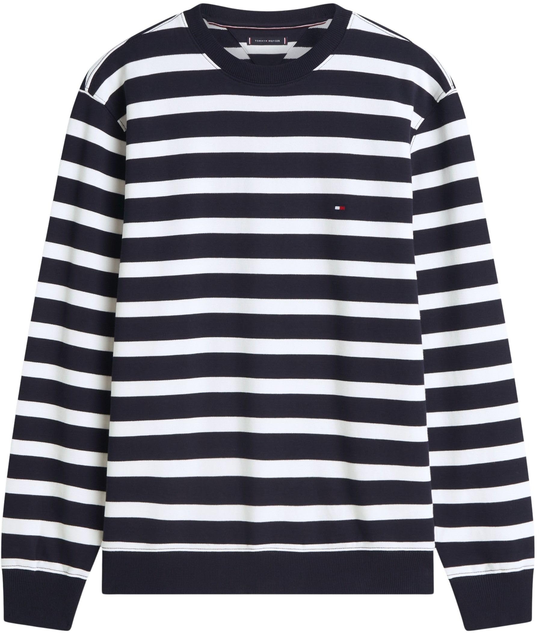Tommy Hilfiger Ess Terry Block STP Sweatshirt Mw0mw41352 Felpa Pullover Uomo