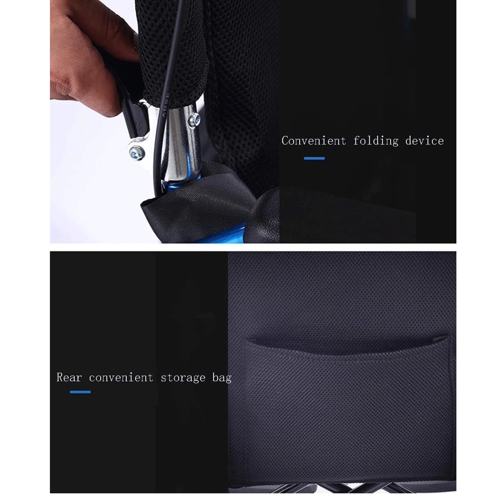 Silla de Ruedas de Transporte Silla de Ruedas Plegable Portátil Silla de Ruedas Manual Ligera para Adultos Silla de Ruedas de Viaje/a
