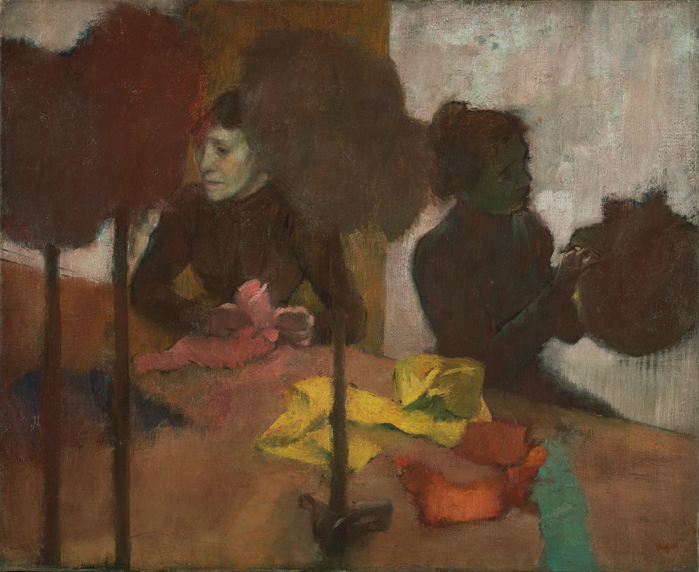 Poster Edgar Degas The Milliners extra large déco murale encadrée