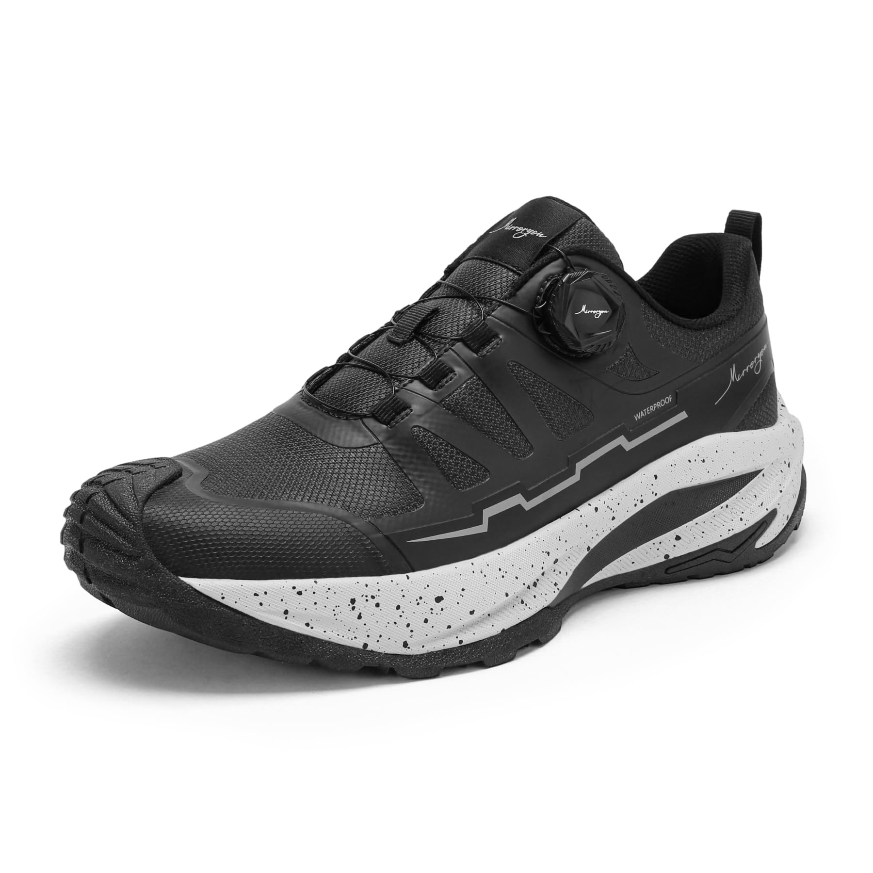 Men's Waterproof Hiking Shoes Lightweight Trail Running Sneakers