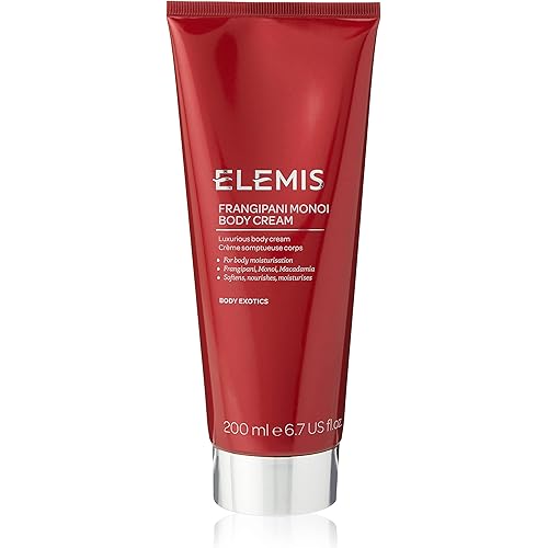 ELEMIS Frangipani Monoi Body Cream, Luxurious Body Cream, 6.7 Fl Oz