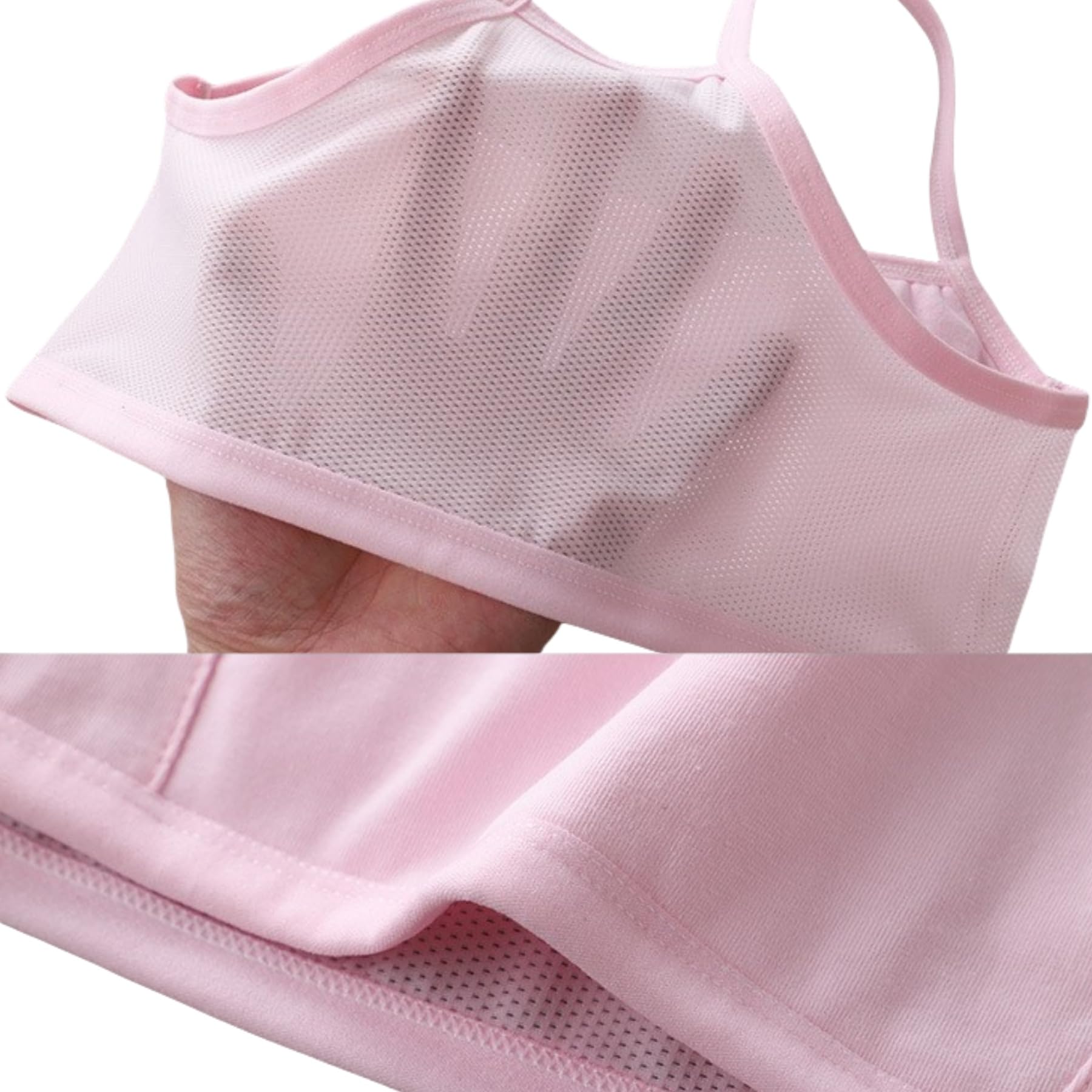 JYCY Lot de 4 soutiens-gorge de sport pour filles de 8 à 16 ans - Soutien-gorge d'entraînement - Doublure en coton ouaté - Soutien-gorge sans couture pour adolescentes