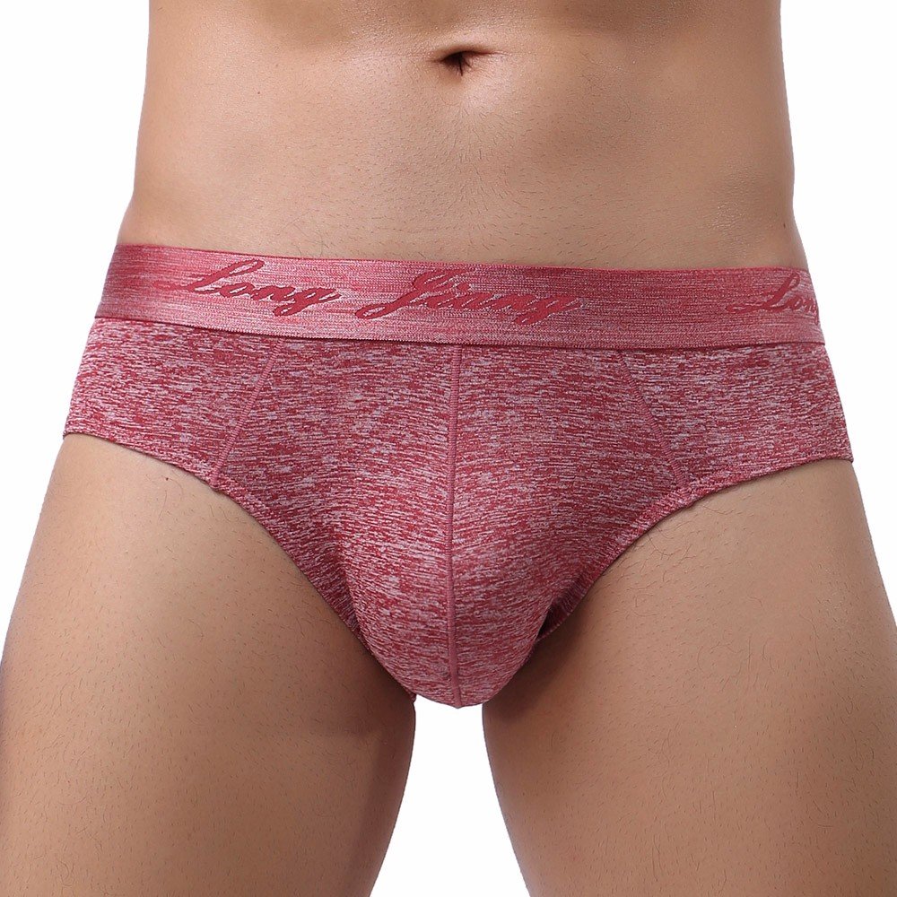 Generic Briefs Sexy Boxer Knickers Shorts Underpants Underwear Mens Soft Mens underwear Mens Pouch Underwear Bikini Red M