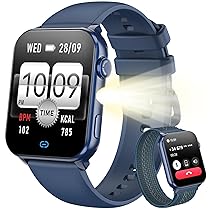 Blackview Smartwatch Uomo Donna, Effettua e Rispondi alle Chiamate,1,91” Orologio Intelligente 100+ Modalità Sportive, Sonno, Cardiofrequenzimetro, SpO2,  Torcia per Android IOS