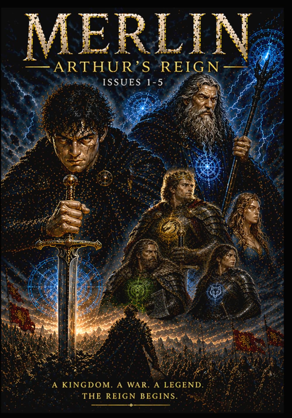 MERLIN Arthur's Reign: Graphic novel (The Life of Merlin Graphic Novel)