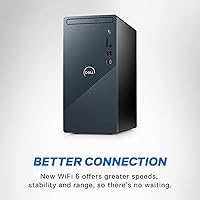 Vista 2 de Dell Inspiron 3020 Desktop PC Computer Tower 2023 13th Gen Intel Core i5-13400, 64GB DDR4 RAM, 256GB SSD + 6TB HDD, Intel UHD Graphics 730, WiFi 6