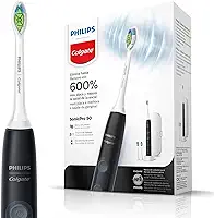 Escova de Dente Elétrica Philips Colgate SonicPro 50 | Recarregável, bivolt, com 2 refis e estojo de viagem