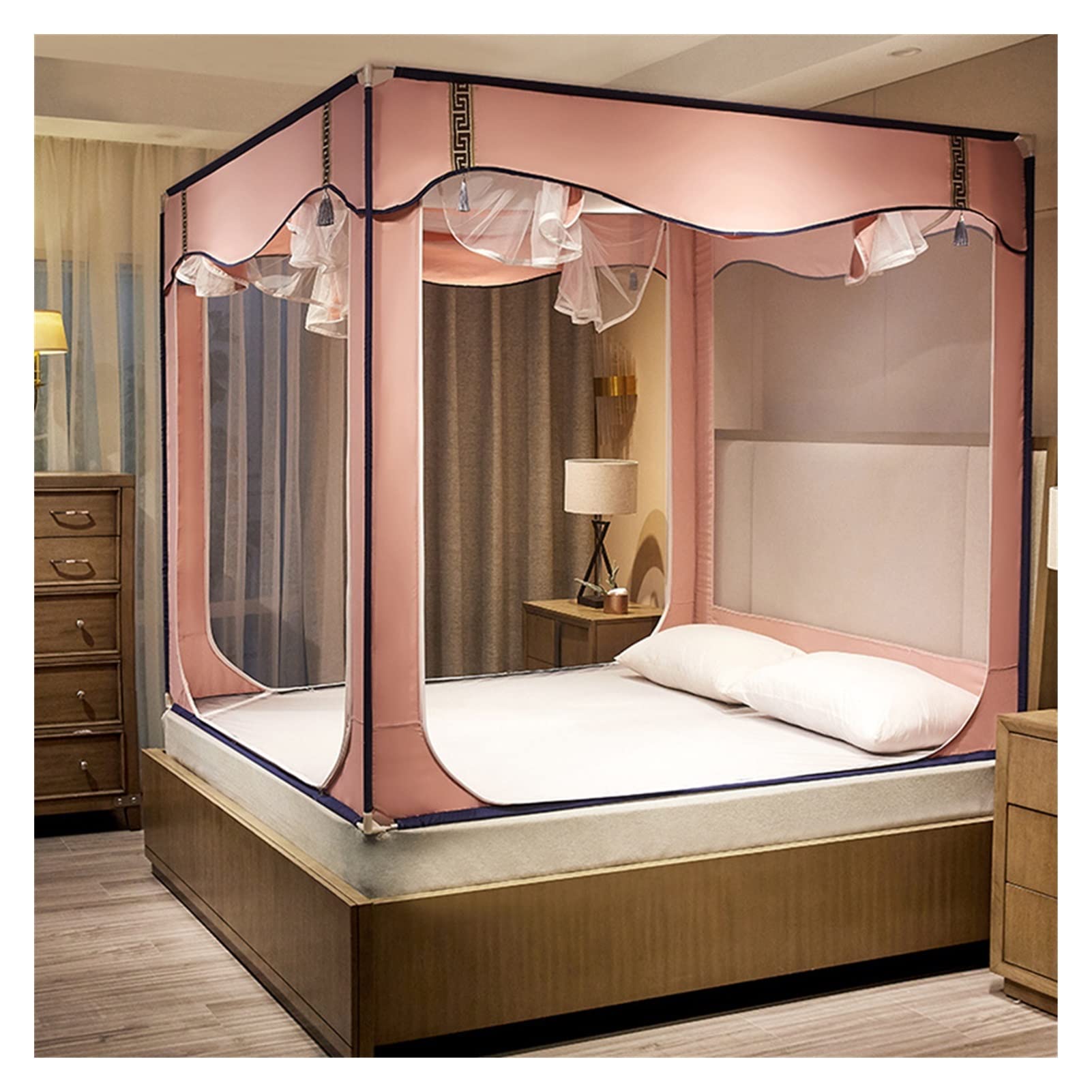 Moustiquaire lit 200x220 pliable pour stopper les insectes la nuit