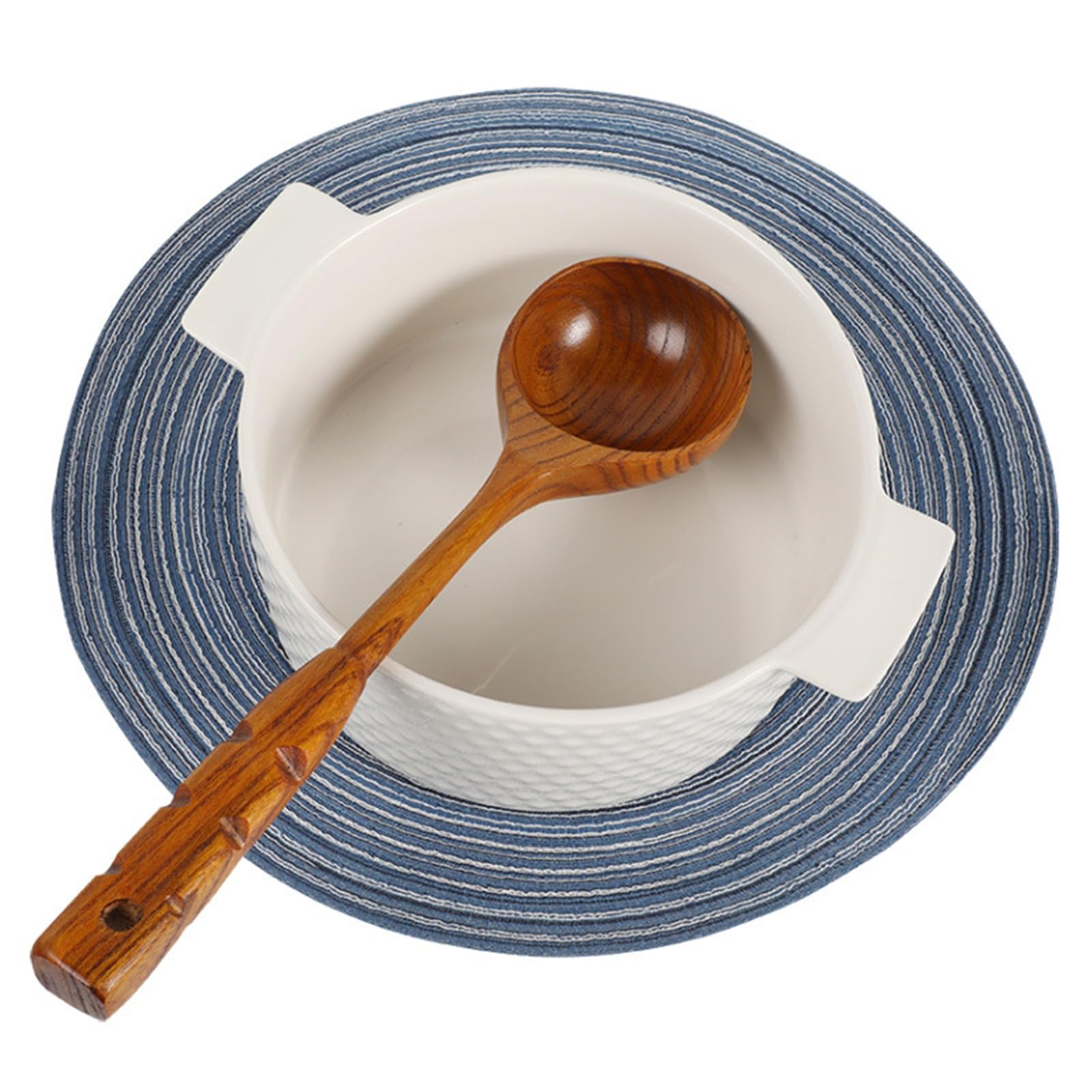 Cuchara de cocina, Cuchara de sopa vintage madera grande, cucharón for cocina doméstica