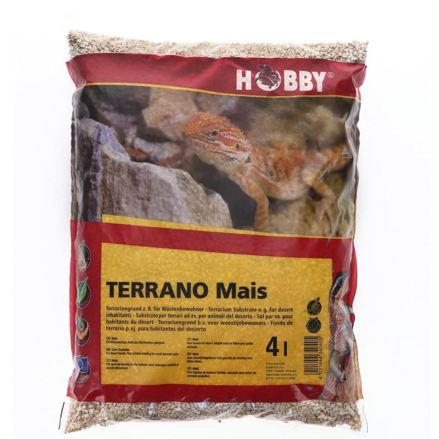 Hobby Terrarium Substrates, Terrano Corn Granules 4 L