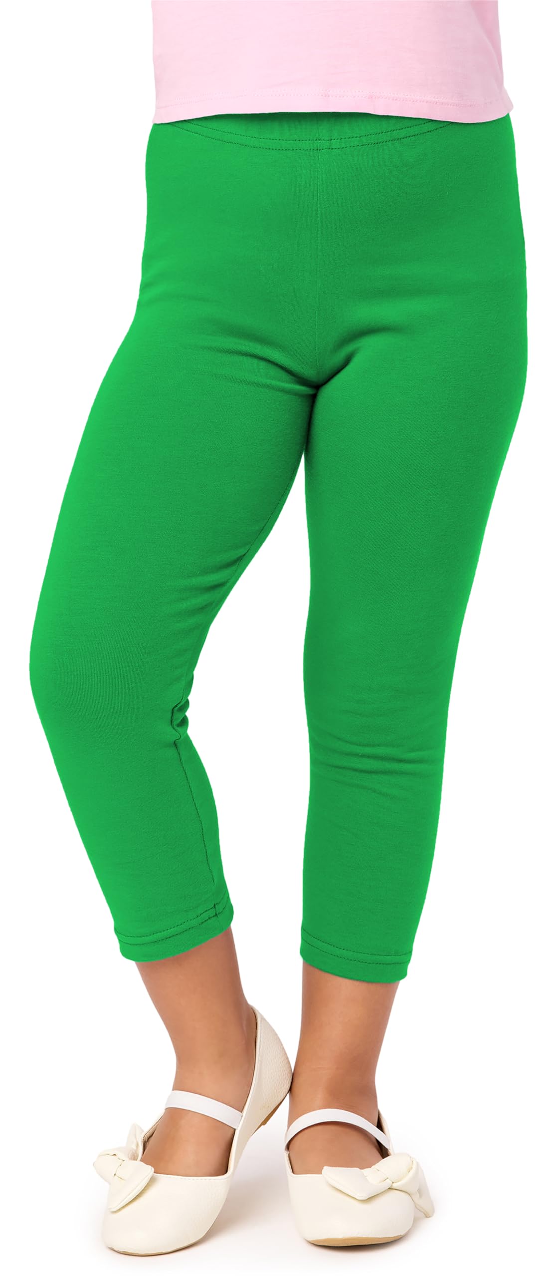 Merry Style Girl's 3/4 Leggings MS10-226 (Green,146)