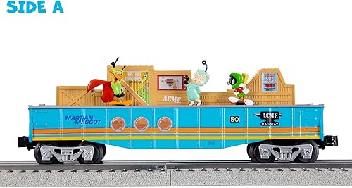 Miniatura 13 de Lionel Looney Tunes Freight LionChief 5.0 - Juego de tren eléctrico de calibre O con Bluetooth y control remoto