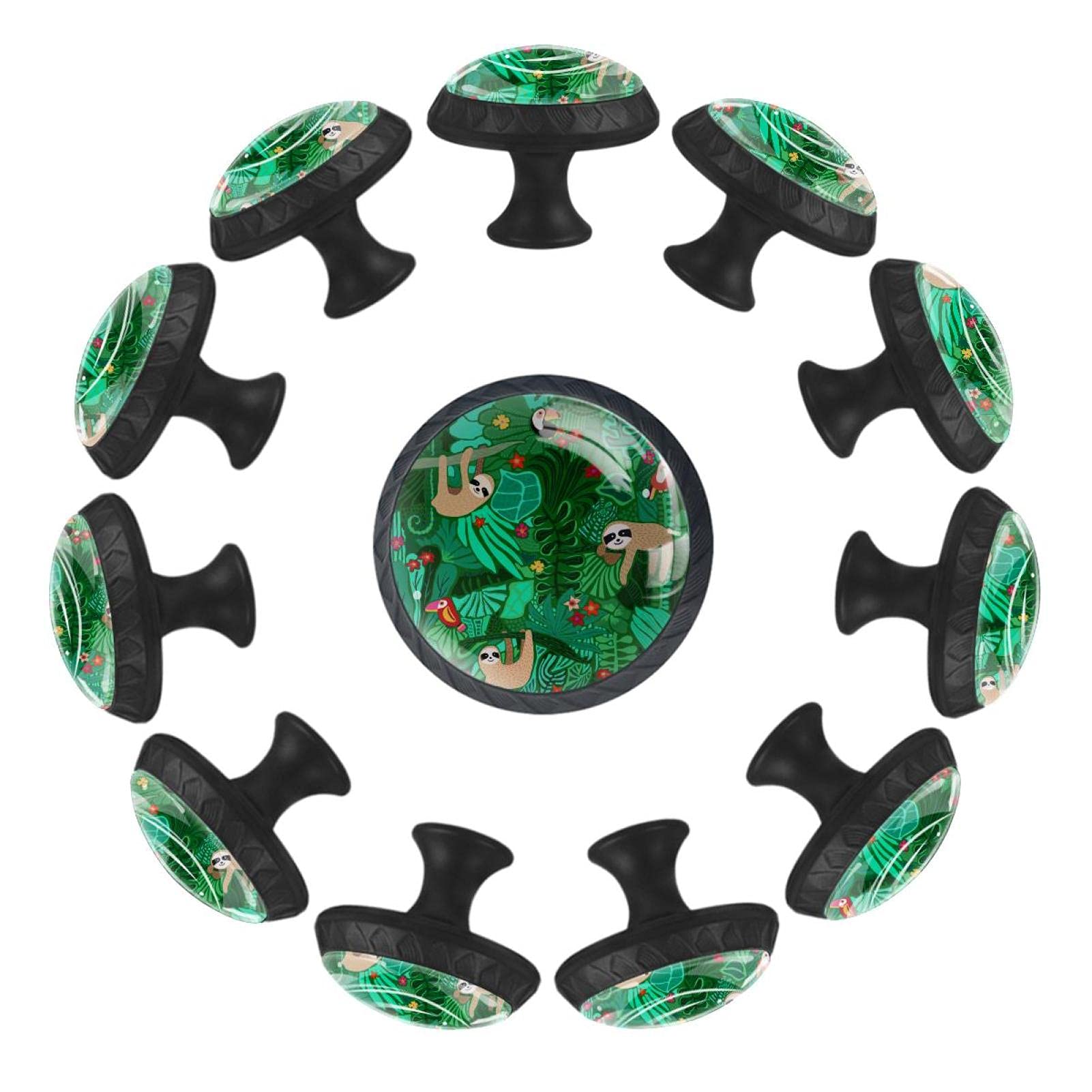 Boutons de tiroir ronds 35 mm lot de 12 poignées commode chambre bébé