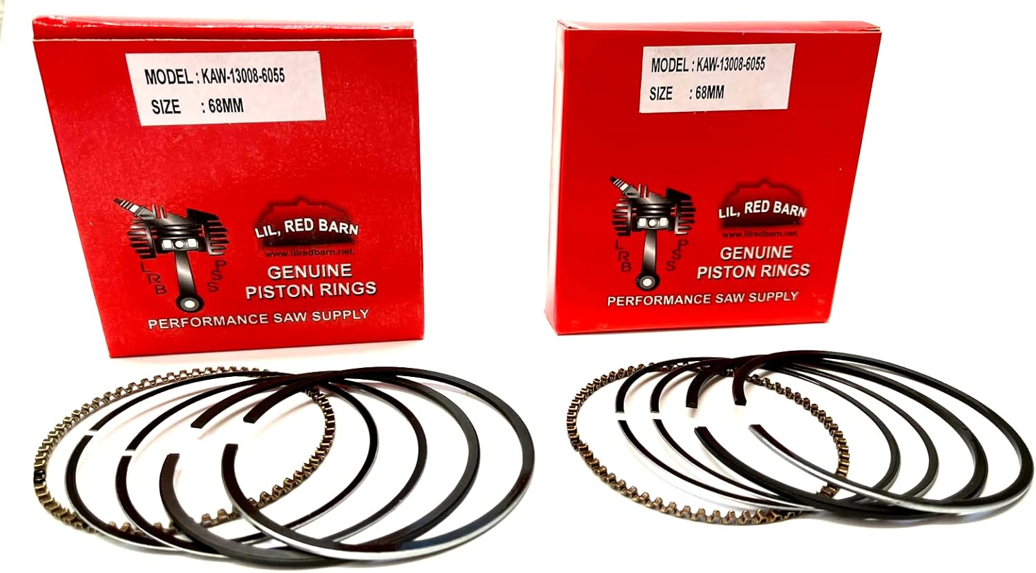 2 Sets Piston Rings 13008-6055 68mm Compatible with Kawasaki FH451V, FH480V, FH500V, FH531V Engines Two Day Standard Shipping to All 50 States!