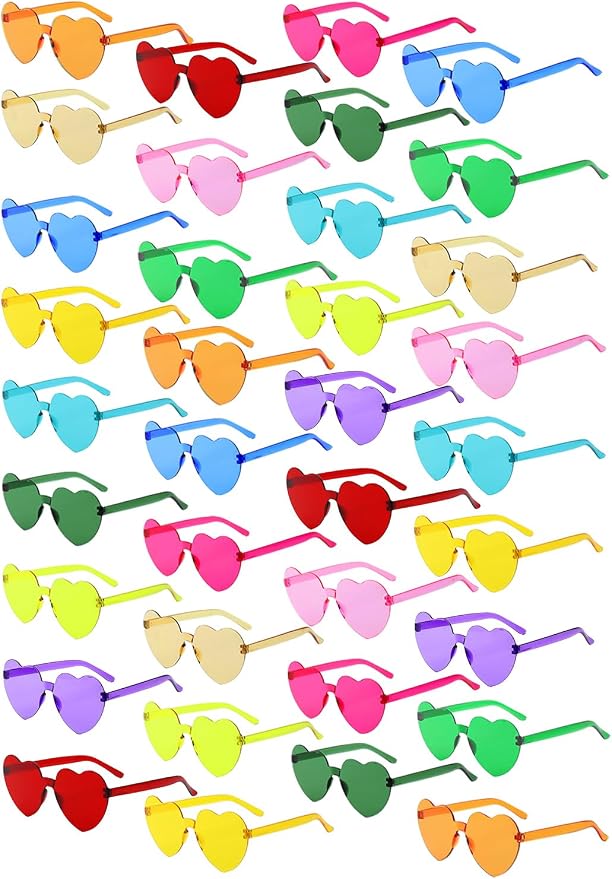 Lunettes colorées pour fête