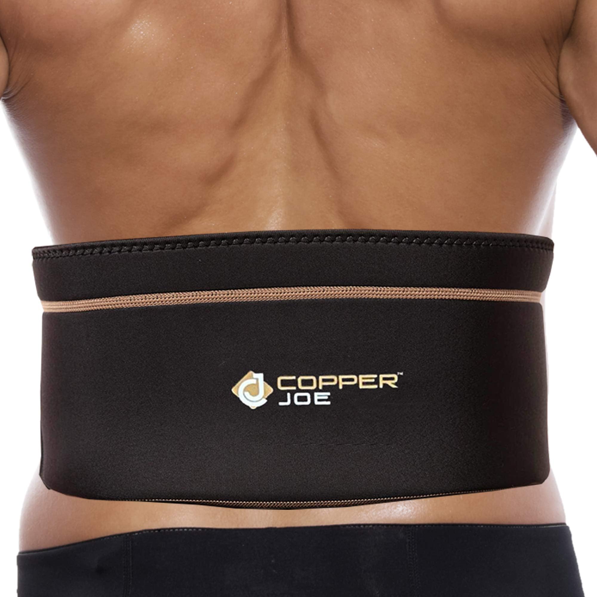 Copper JoeBack Support Brace – Ultimate Copper Infused Back Braces for Lower Back Pain Relief. Lumbar Waist Support Wrap – Made for Men and Women (Small/Medium)
