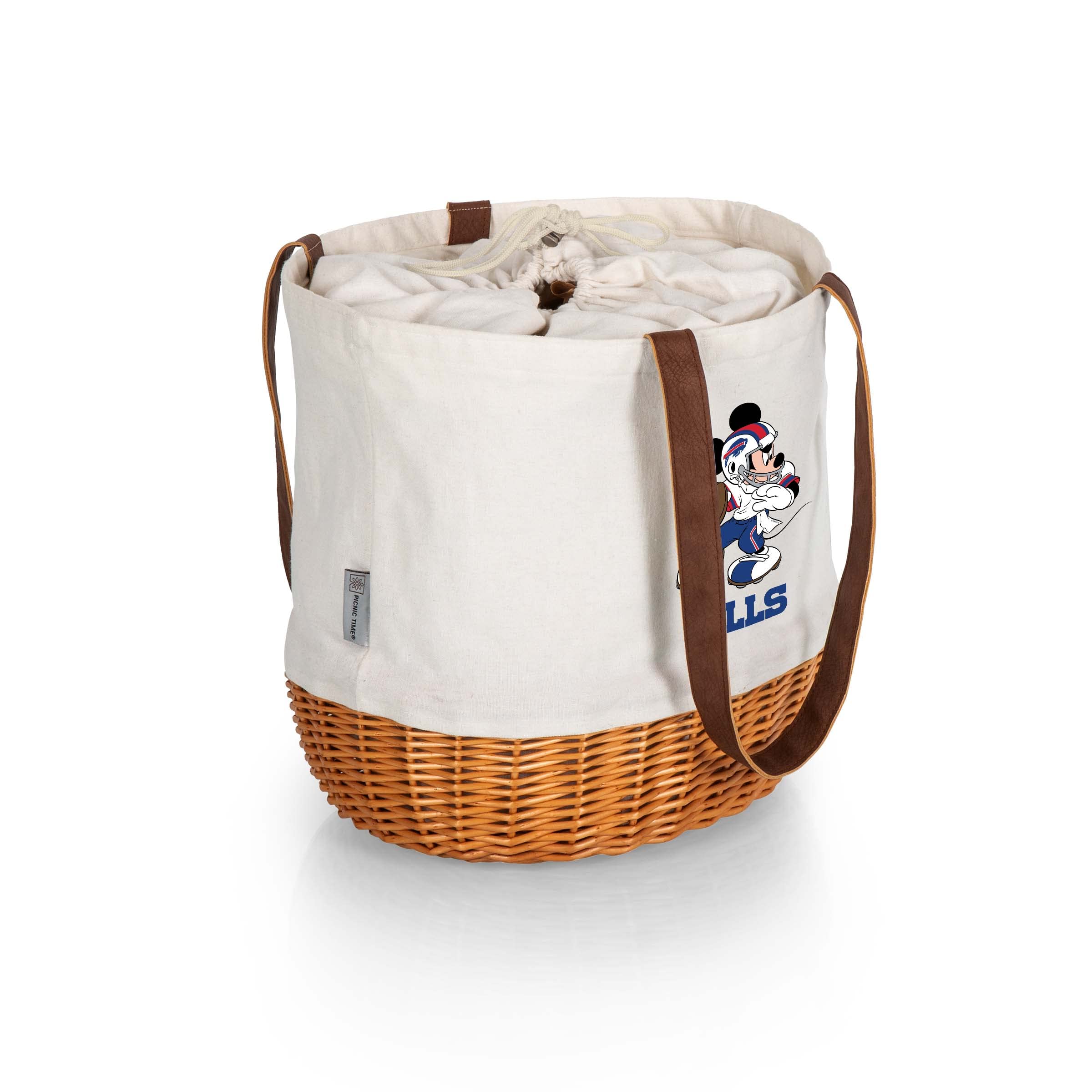 PICNIC TIME Unisex-Erwachsene NFL Mickey Coronado Leinen-und Weidenkorb