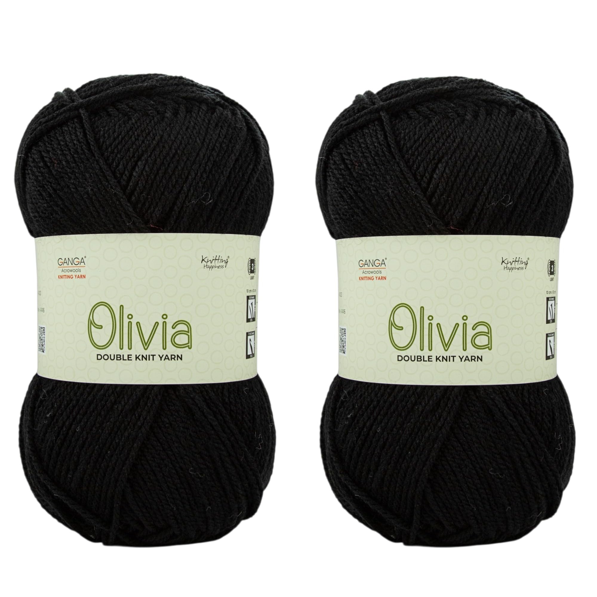 Ganga Acrowools Olivia Yarn - Maroon (2 Balls) -4 Ganga Acrowools Olivia Yarn - Maroon (2 Balls) -4