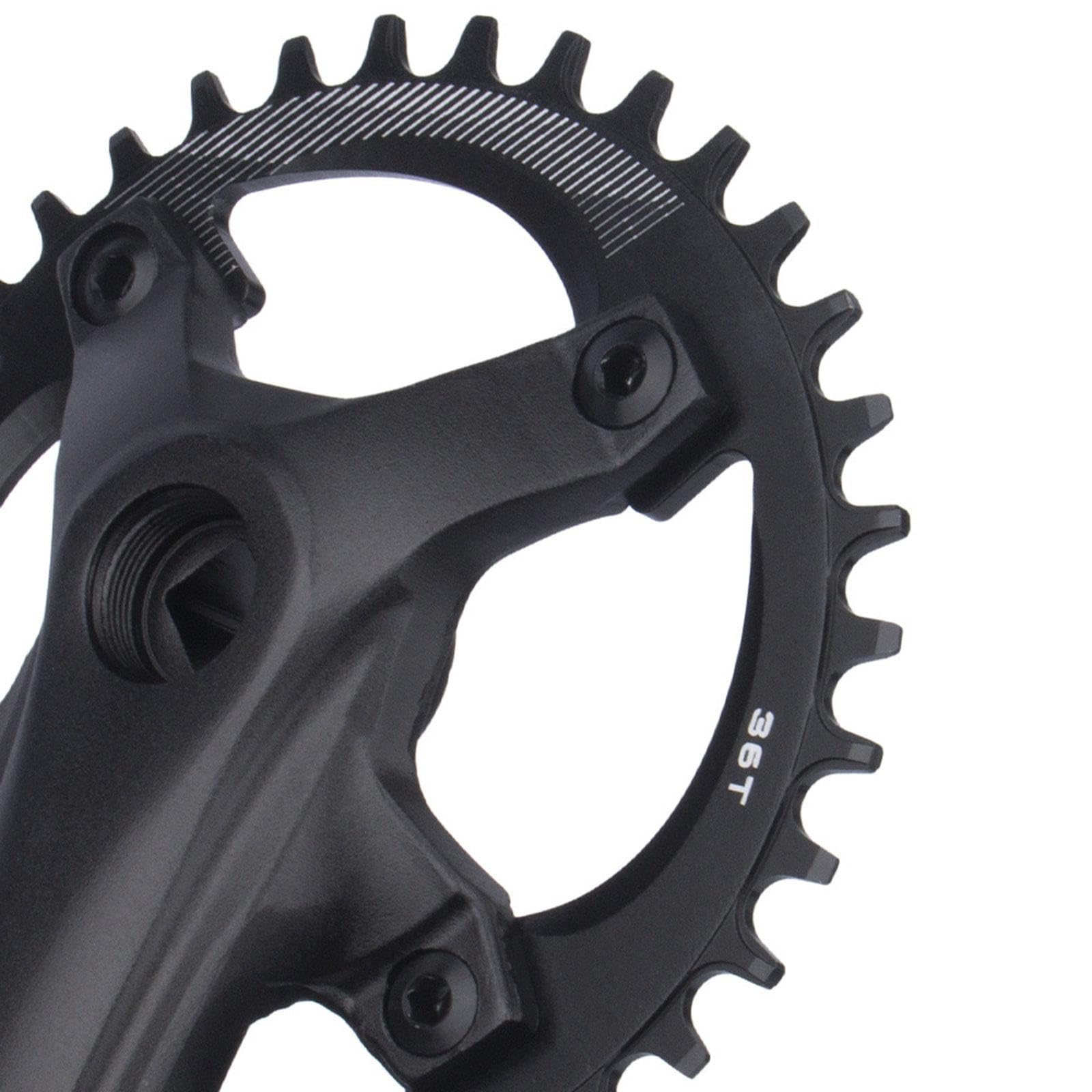 Baoblaze Guarnitura per Mountain Bike, Set di Pedivelle per Bicicletta, con Corona, Guarnitura, 104 BCD, Guarnitura 7-12 velocità, Ricambio per Bicicletta,