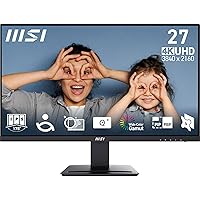 MSI PRO MP273U Monitor da ufficio da 27" UHD IPS 3840 x 2160, PIP/PBP