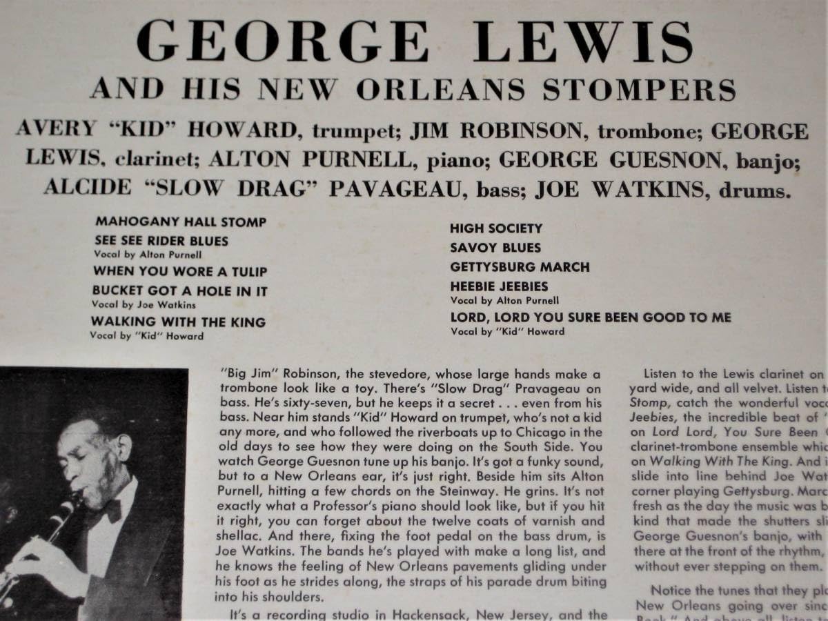 #3840【希少名盤】ジョージ・ルイス LPレコード ジャズ BLP 1205 BluenoteレーベルのGeorge Lewis | 続・公爵備忘録