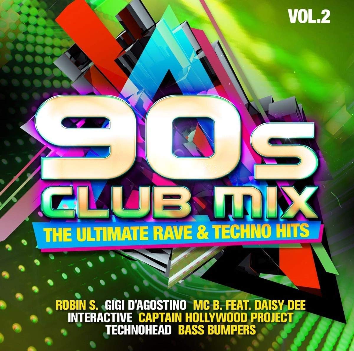 90s Club Mix Vol. 2 - The Ultimative Rave & Techno (2cd): Amazon.co.uk ...