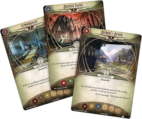 Vista 58 de Fantasy Flight Games Arkham Horror The Card Game Shattered Aeons Mythos Pack – ¡Descubre verdades cósmicas! Juego de cartas cooperativo de vida, a