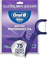 Vista 1 de Oral-B Glide Arctic Peppermint Oil Palillos de hilo dental, menta, 75