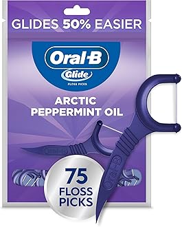 Glide 3D White Floss Picks, Radiant Mint - 75 Ea