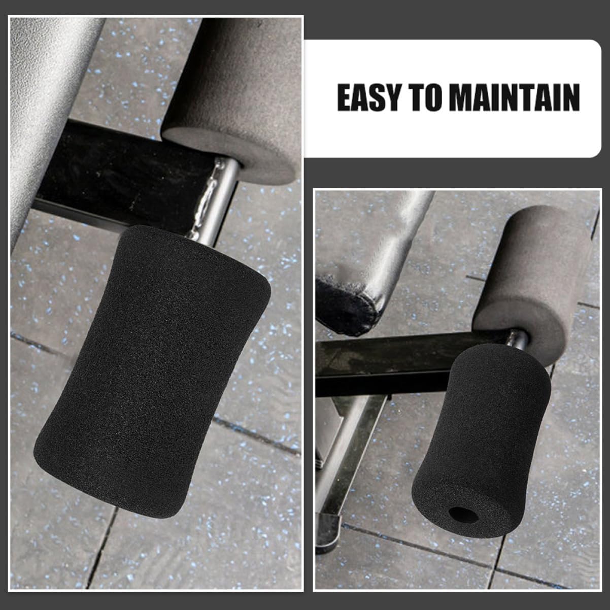 20Pcs High Density Foam Covers for Gym Equipment Fit Ankle Straps for Sit-up Boards Leg Curl Machines Biceps Pad Workout Accessories for Home Gym