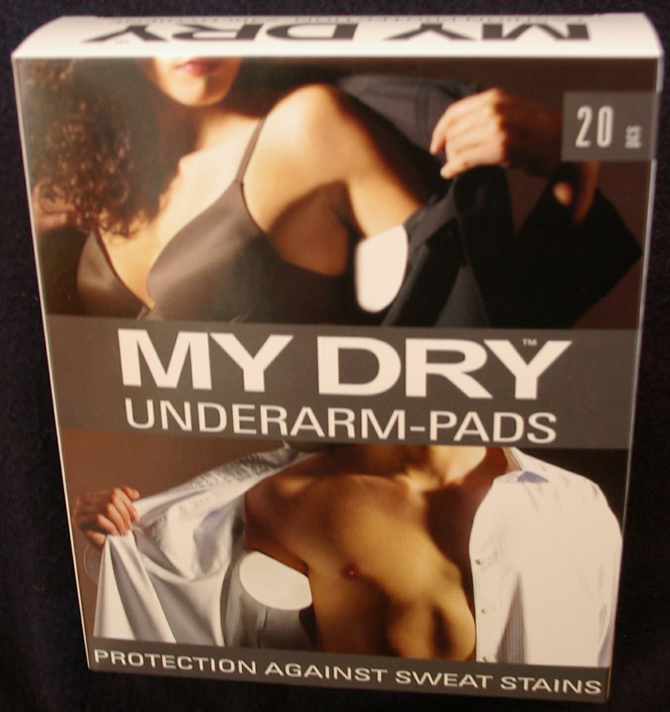 My Dry Underarm Pads Black