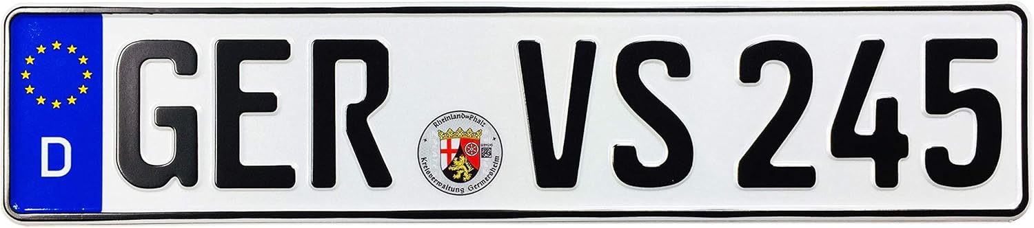 German License Plate - Germersheim