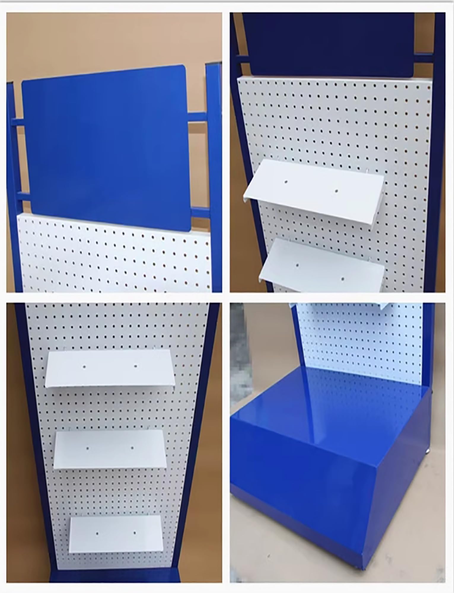 Soporte de exhibición de tapa de inodoro, estante de metal para artículos sanitarios, soporte móvil para lavabo para tiendas minoristas y centros comerciales
