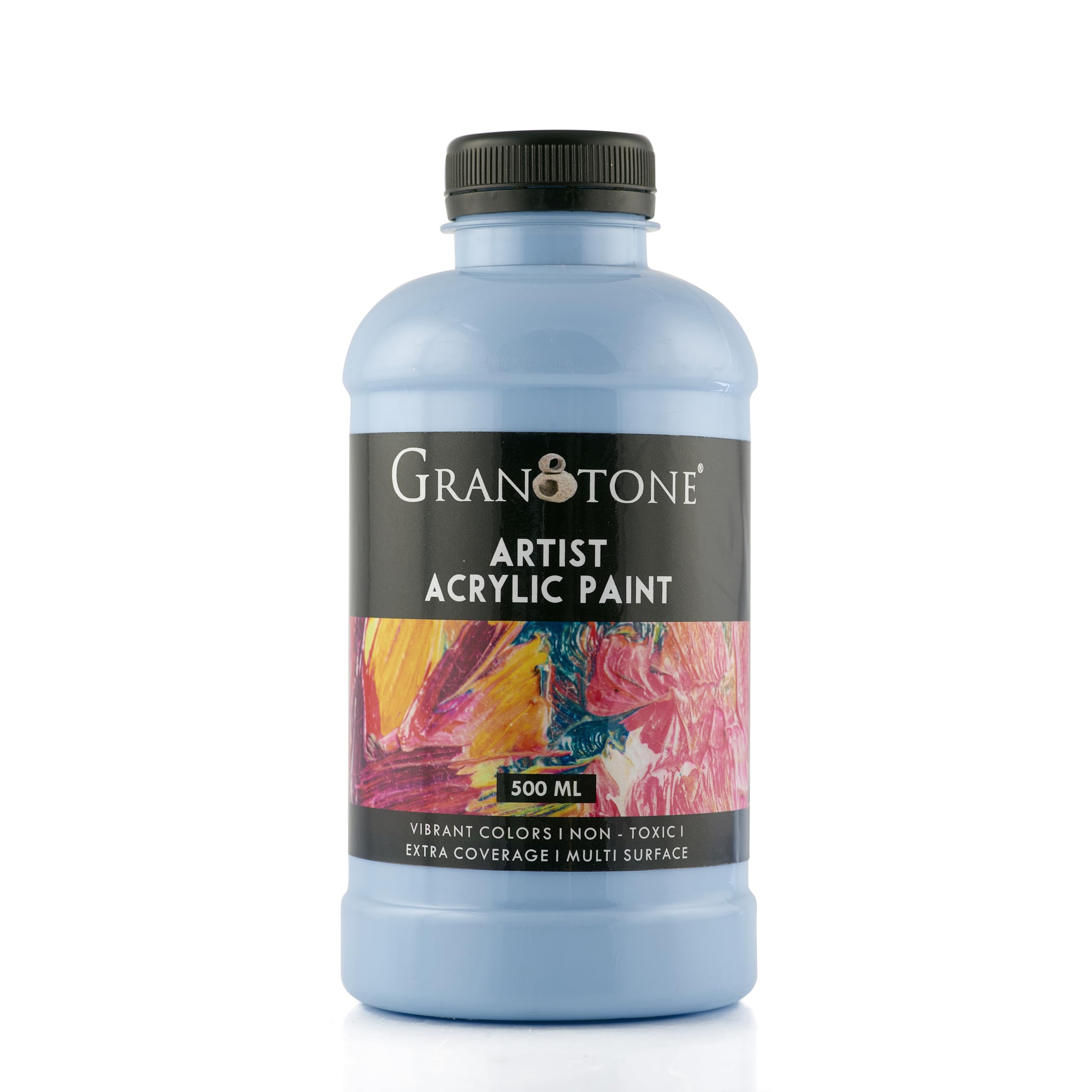 GRANOTONE Acrylic Paint Sky Blue 500ml Rich Pigment Non Cracking