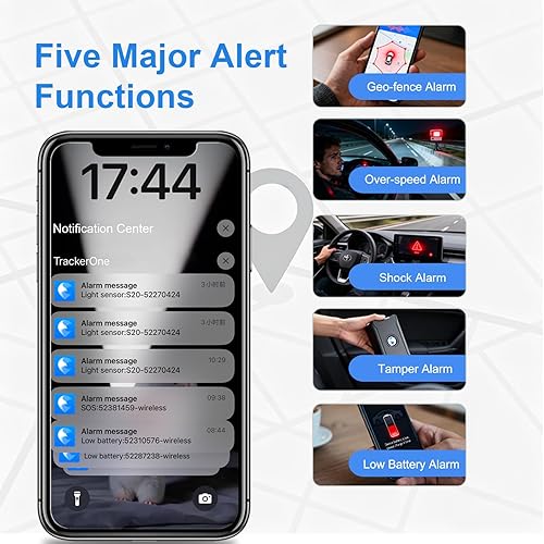 Miniatura 6 de Rastreador GPS para vehículos, coches de larga duración de batería hasta 90 días, imán fuerte, rango ilimitado, geo-cerca, dispositivo de